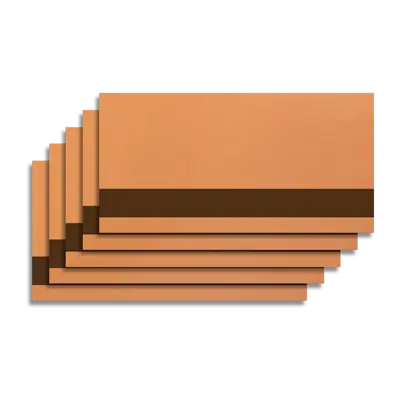 19.7" x 11.8" - Laserable Sheets - Genuine Leather Natural Fabric - Peel & Stick Backing