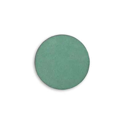 Pack of 25 - 2" - Blank Circle Patch - Faux Suede Aqua - Heat Applied Backing