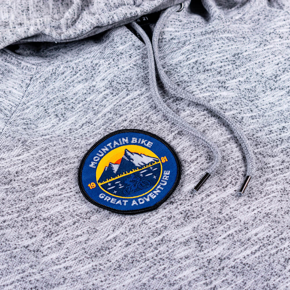 Mountain Bike Great Adventure Print Stitch Patch
