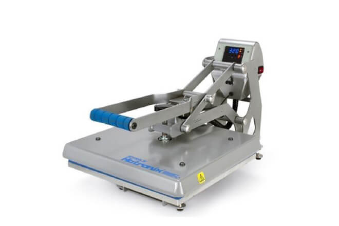 Hotronix Auto Clam Heat Press closed angled left