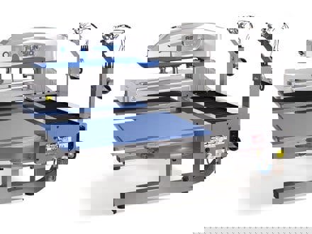 Hotronix Dual Air Fusion IQ Heat Press closed angled left