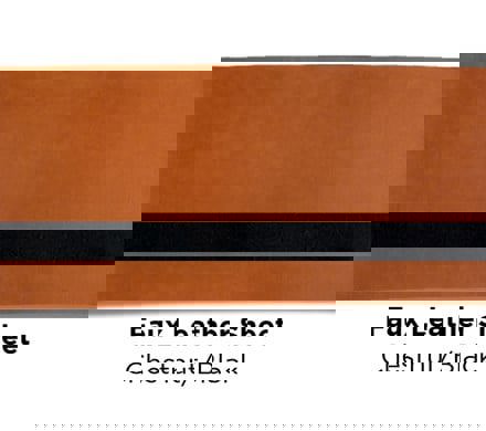 Chestnut and Black colored Faux Leather Laserable Sheet